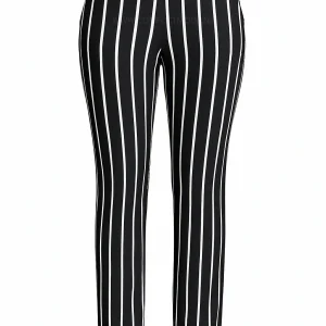 R251-1 -COMFORTBROEK FLARED GESTREEPT